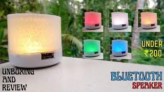 Mini Bluetooth Speaker Unboxing and Review |FLASHING IDEAS|