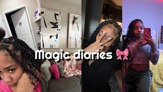 Magic diaries ; Hair appointment, home decor, clean & relax + more 