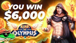 WINNING $6,000+ IN 10 MINUTES ON RISE OF OLYMPUS!
