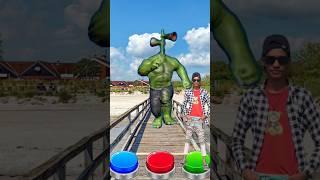 pink, yellow, and, bule, button tiger wofi Gorilla jump on button#vfx #kids #trending #shorts