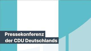 Statement mit dem Vorsitzenden der CDU, Friedrich Merz, und dem Vorsitzenden der CSU Markus Söder.