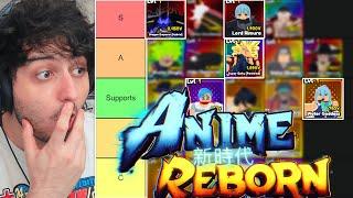 The OFFICIAL Anime Reborn TIER LIST! (Best Units & The Meta)