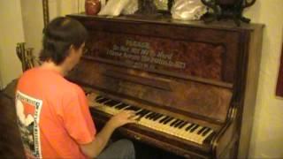 140-year-old piano, Silver Queen Hotel, Virginia City, Nevada