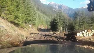 Logging in Hope British Columbia