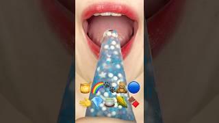 ASMR EMOJI FOOD 🫲 이모지 먹방 (sped up)