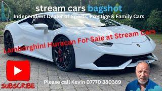 Lamborghini Huracan for sale at Stream Cars Bagshot