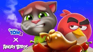 Can Tom Handle the Heat? ️ Angry Birds X My Talking Tom 2