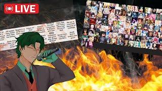 hot takes and waifu tier list with friends