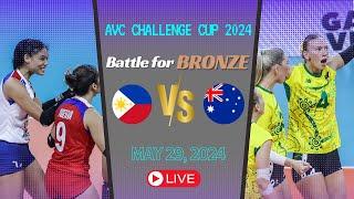 PHILIPPINES vs AUSTRALIA Battle for Bronze | AVC Challenge Cup 2024