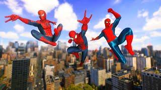 Tobey, Andrew and Tom Web Swinging - Marvel's Spider-Man 2