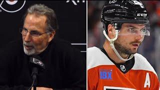  Flyers John Tortorella Heartfelt Message Before Trading Scott Laughton to Toronto Maple Leafs