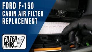 How to Replace Cabin Air Filter 2018 Ford F-150 | AQ1251