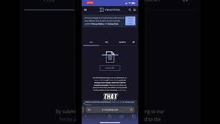 How to scan any link or file for virus. #techtips #fyp #wdbsitestips #securitytips #safebrowsing