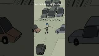 my first day as a traffic officer  (4k memes)