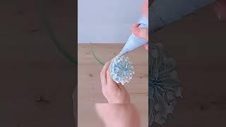 Дидискус из зефира #зефир #обучение #зефирнаяфлористика