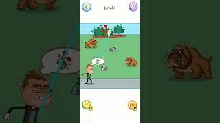 Troll Robber Gamepaly level 01 #shorts