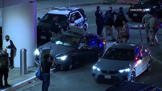 Pursuit Crashes at LAX