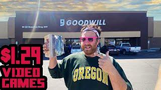 $1.29 VIDEO GAMES at Goodwill!!! | Live Video Game Hunting | Thrift With Me