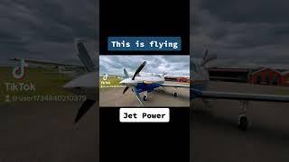 Jet powered flying in a Cessna Jet Prop