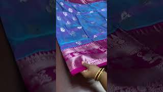 HANDMADE VENKATAGIRI HANDLOOM SILK SAREE At EXCLUSIVE PATTERNS AND COMBINATIONS WHATSAPP @9490463419