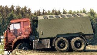 Spin Tires 2013 Tech Demo - Kamaz Crew Driving Around