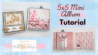 5x5 Mini Album Tutorial | Easy First Photo Album Project