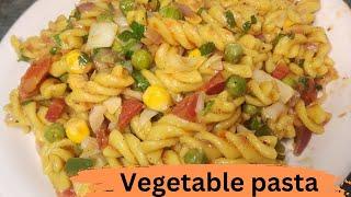 Vegetable pasta recipe | indian style vegetable pasta | easy and tasty pasta