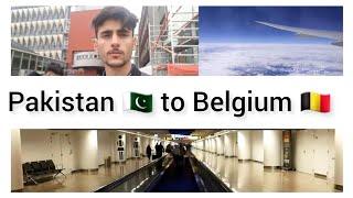 Pakistan  to Belgium  Vlog | International student Travel Vlog | New Journey Begins