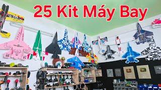 Ráp Kit Máy Bay Mô Hình Decor ngập Phòng KST