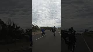 Harley wheelies in Mexico 