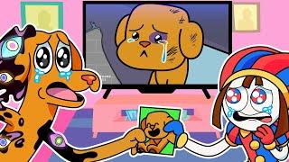 WOOFIE REACTS TO WOOFIE SAD ORIGIN STORY! The Amazing Digital Circus Animation