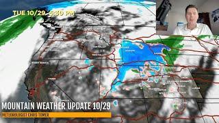 PM Mountain Weather Update 10/29, Meteorologist Chris Tomer