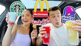 Trying NEW ITEMS at Fast Food Restaurants!!