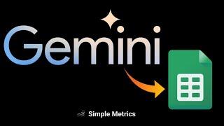 Use Google Gemini in Google Sheets Tutorial