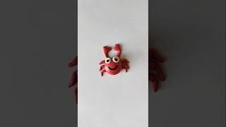 DIY Fun and Creative Clay Craft IdeasHow To Make Crab Clay #viral #shortvideo