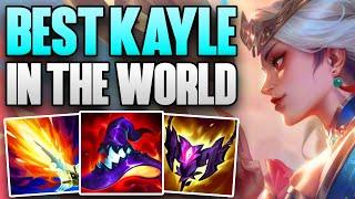 RANK 1 KAYLE IN THE WORLD FULL TOP GAMEPLAY! | CHALLENGER KAYLE TOP | Patch 14.10 S14