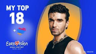  Eurovision 2025 | My Top 18 - New: 