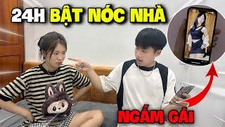 Vlog | Quang Con Thử Thách 24H Bật Nóc Nhà Khánh Linh Và Cái Kết ???