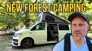 Solo Camping In The New Forest BBQ & Drinks [ Ep. 1 ]