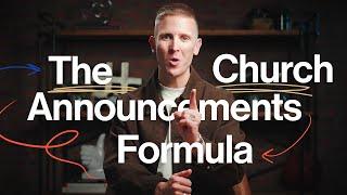 RULES For Church Announcements You Should Follow