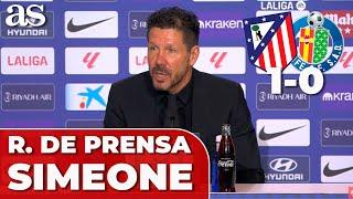 SIMEONE, rueda de prensa completa tras el ATLÉTICO 1 - GETAFE 0 | LALIGA