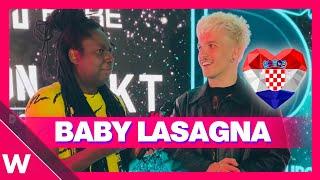  Baby Lasagna (Croatia) - "Rim Tim Tagi Dim" Interview | London Eurovision Party 2024