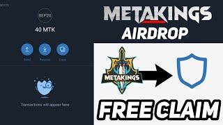 METKINGS Airdrop ||40 MTK Free Claim || Crypto Tricks Malayalam