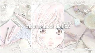 after school diaries  first vlog  , studying  , pilates  , shoujos ! 