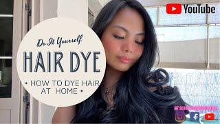 HOW TO DYE HAIR AT HOME | DIY HAIR COLOR | AIZ SCOOP