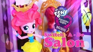 My Little Pony Equestria Girls Minis - Pinkie Pie - Switch A Do Salon - Play Set - 4K