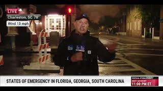 Jim Cantore Live Report: Charleston Braces for Major Flooding from Debby