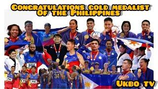 Presenting! The 58 Gold Medalist of the Philippines (Sea Games 2023 in Cambodia)