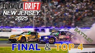 FINAL & TOP 4 ‣ Formula DRIFT New Jersey 2025 Round 4 | Highlights