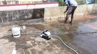 TERRACE CLEANING WITH HIGH PRESSURE WATER JET, HEAVY HARD DIRT CLEANING : 9500174335